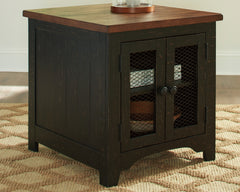 Diamond Furniture - Ashley Furniture - Valebeck End Table - Rectangular End Table - T468-3