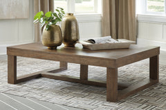 Diamond Furniture - Ashley Furniture - Cariton Coffee Table - Rectangular Cocktail Table - T471-1