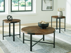 Diamond Furniture - Ashley Furniture - Crosstrail Table (Set of 3) - Occasional Table Set (3/CN) - T483-13
