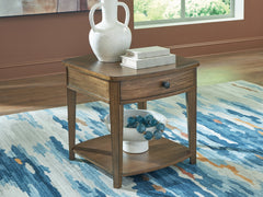 Diamond Furniture - Ashley Furniture - Burkbyer End Table - Rectangular End Table - T513-3
