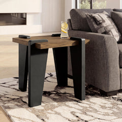 Diamond Furniture - Ashley Furniture - Weathermore End Table - Square End Table - T531-2