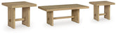 Diamond Furniture - Ashley Furniture - Crendlin Coffee Table and 2 End Tables - Coffee Table and 2 End Tables - T537T1