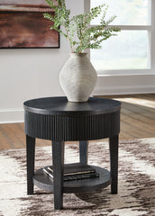 Diamond Furniture - Ashley Furniture - Marstream End Table - Round End Table - T551-6