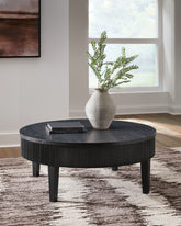 Diamond Furniture - Ashley Furniture - Marstream Coffee Table - Round Cocktail Table - T551-8