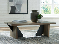 Diamond Furniture - Ashley Furniture - Kandinew Coffee Table - Rectangular Cocktail Table - T554-1
