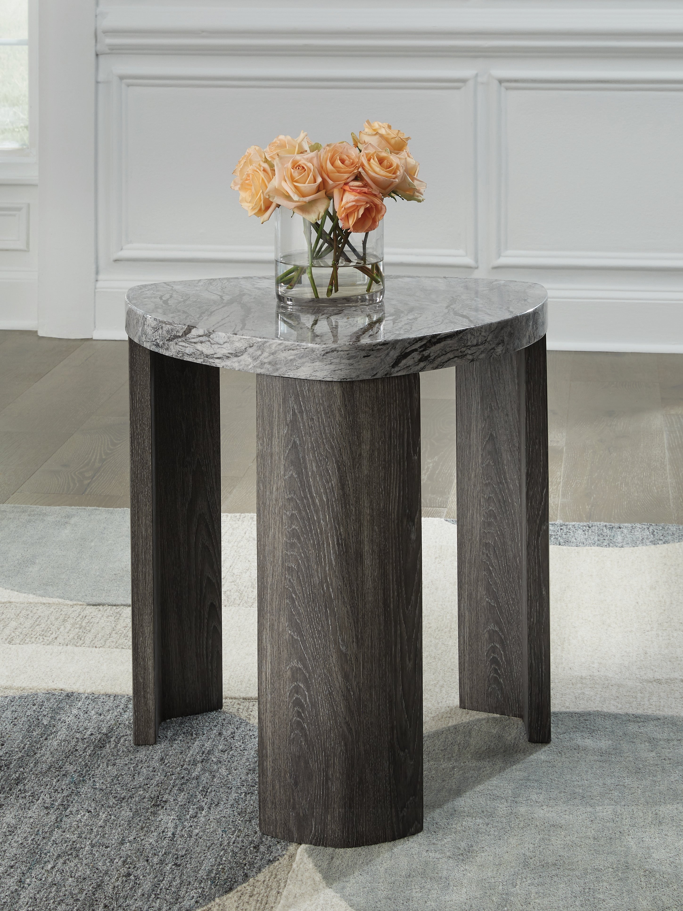 Diamond Furniture - Ashley Furniture - Surmour End Table - Triangle End Table - T600-6