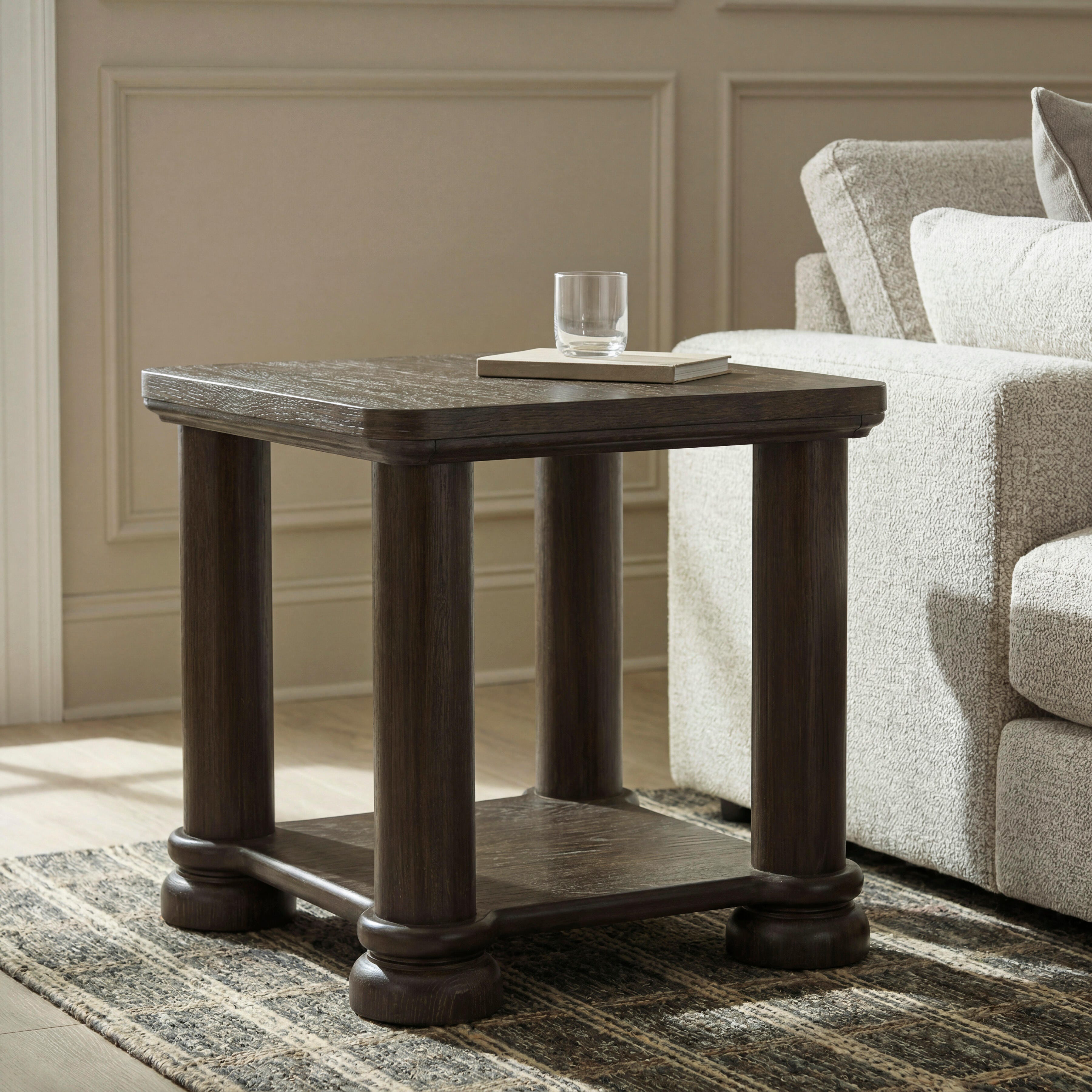 Diamond Furniture - Ashley Furniture - Bannette End Table - Square End Table - T605-2