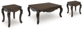 Diamond Furniture - Ashley Furniture - Maylee Coffee Table and 2 Ends - Coffee Table and 2 Ends - T617T1