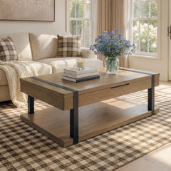 Diamond Furniture - Ashley Furniture - Jorannti Lift-Top Coffee Table - Rect Lift Top Cocktail Table - T631-9