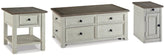 Diamond Furniture - Ashley Furniture - Bolanburg Coffee Table with End Table and Chairside End Table - Coffee Table with End Table and Chairside End Table - T637T1