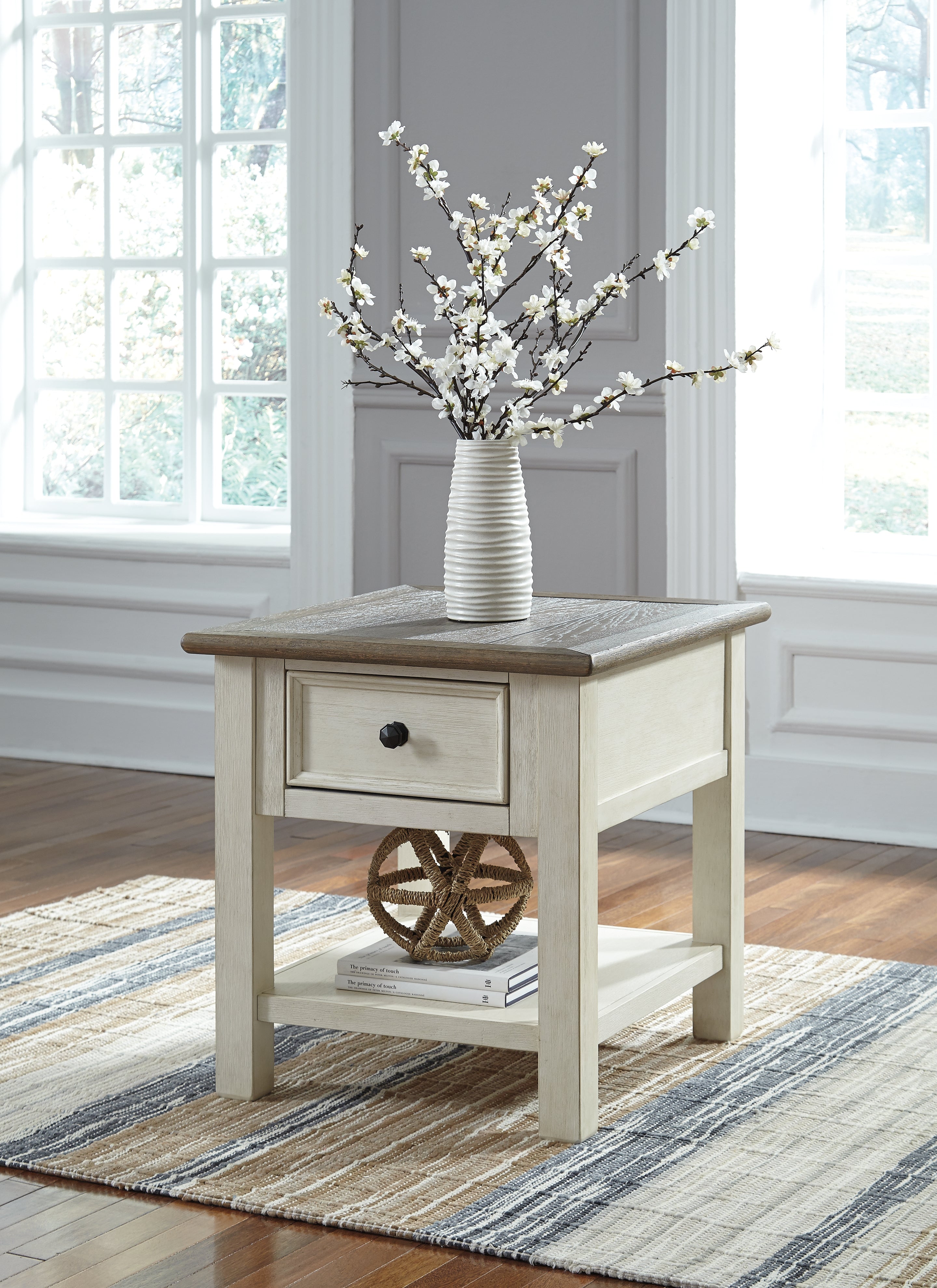 Diamond Furniture - Ashley Furniture - Bolanburg End Table - Rectangular End Table - T637-3