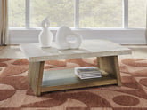 Diamond Furniture - Ashley Furniture - Brendalhouse Coffee Table - Rectangular Cocktail Table - T642-1