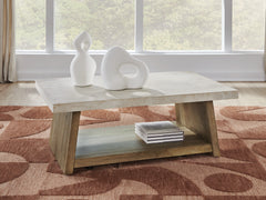 Diamond Furniture - Ashley Furniture - Brendalhouse Coffee Table - Rectangular Cocktail Table - T642-1