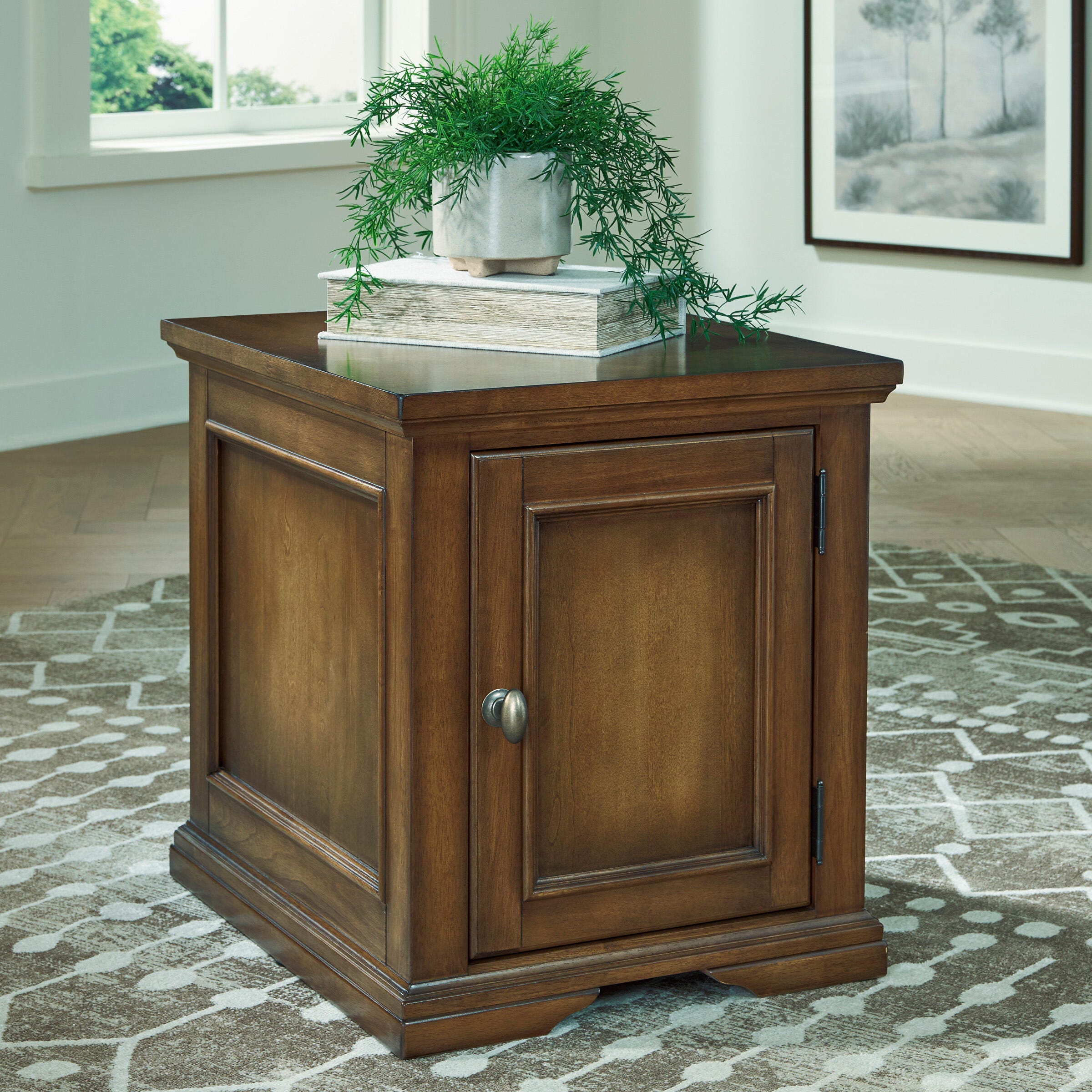 Diamond Furniture - Ashley Furniture - Channley End Table - Rectangular End Table - T649-3