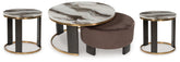 Diamond Furniture - Ashley Furniture - Jazmore Coffee Table and 2 Ends - Coffee Table and 2 Ends - T671T1