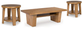 Diamond Furniture - Ashley Furniture - Kristiland Coffee Table and 2 End Tables - Coffee Table and 2 End Tables - T674T1