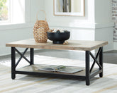 Diamond Furniture - Ashley Furniture - Bristenfort Coffee Table - Rectangular Cocktail Table - T685-1