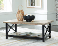 Diamond Furniture - Ashley Furniture - Bristenfort Coffee Table - Rectangular Cocktail Table - T685-1