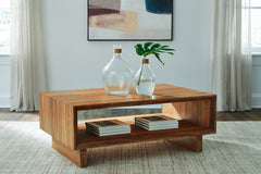 Diamond Furniture - Ashley Furniture - Dressonni Coffee Table - Rectangular Cocktail Table - T690-1