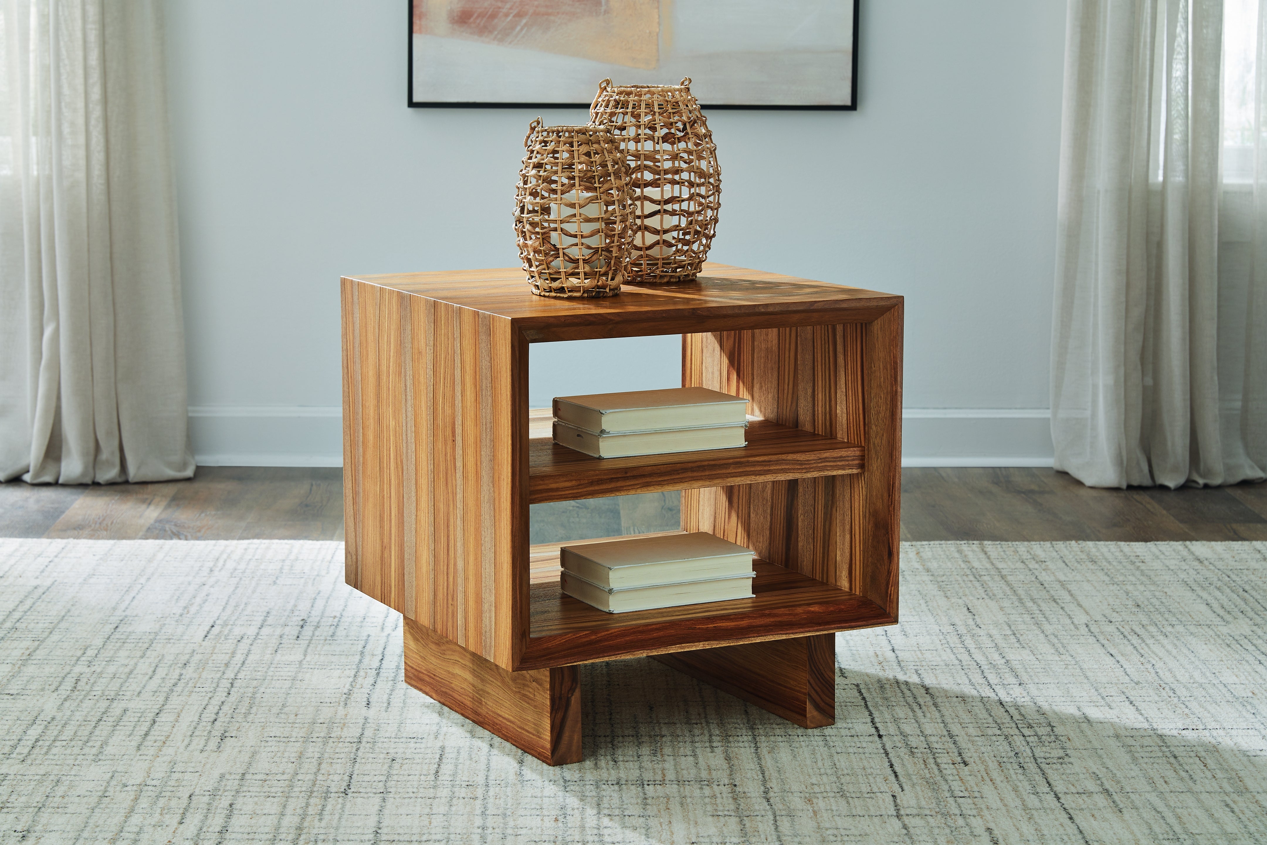 Diamond Furniture - Ashley Furniture - Dressonni End Table - Square End Table - T690-2