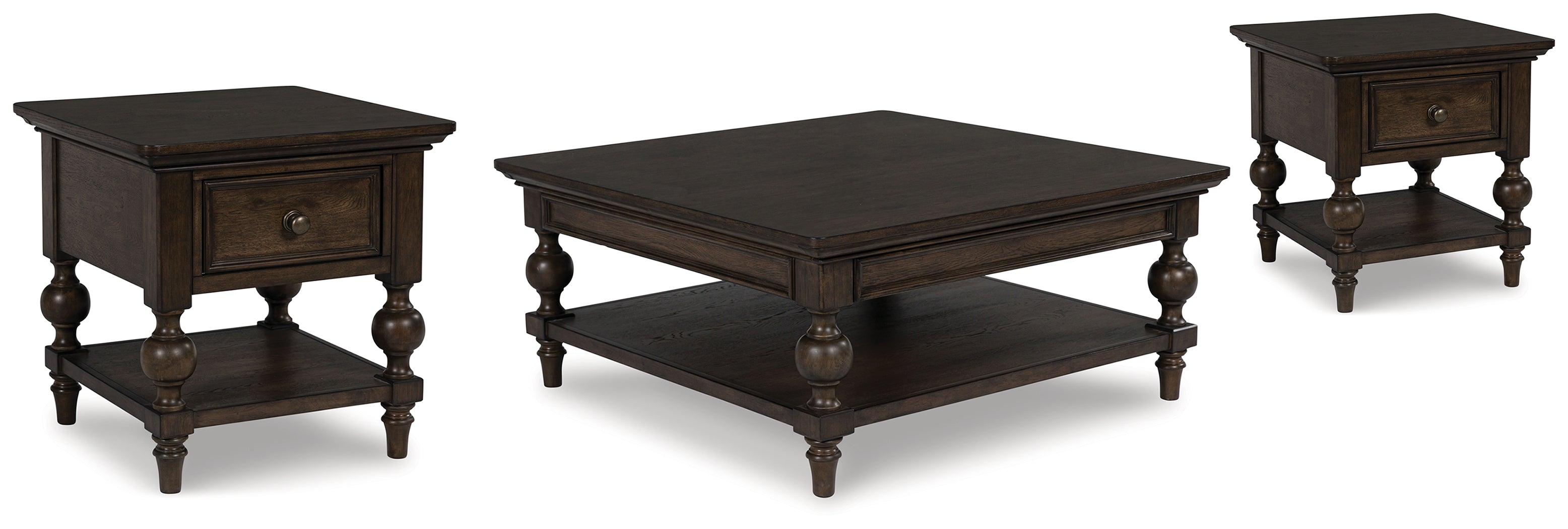 Diamond Furniture - Ashley Furniture - Veramond Coffee Table and 2 End Tables - Coffee Table and 2 End Tables - T694T1
