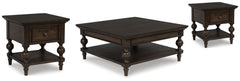 Diamond Furniture - Ashley Furniture - Veramond Coffee Table and 2 End Tables - Coffee Table and 2 End Tables - T694T1