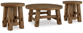 Diamond Furniture - Ashley Furniture - Mackifeld Coffee Table and 2 End Tables - Coffee Table and 2 End Tables - T724T1