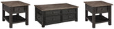 Diamond Furniture - Ashley Furniture - Tyler Creek Coffee Table and 2 End Tables - Coffee Table and 2 End Tables - T736T2