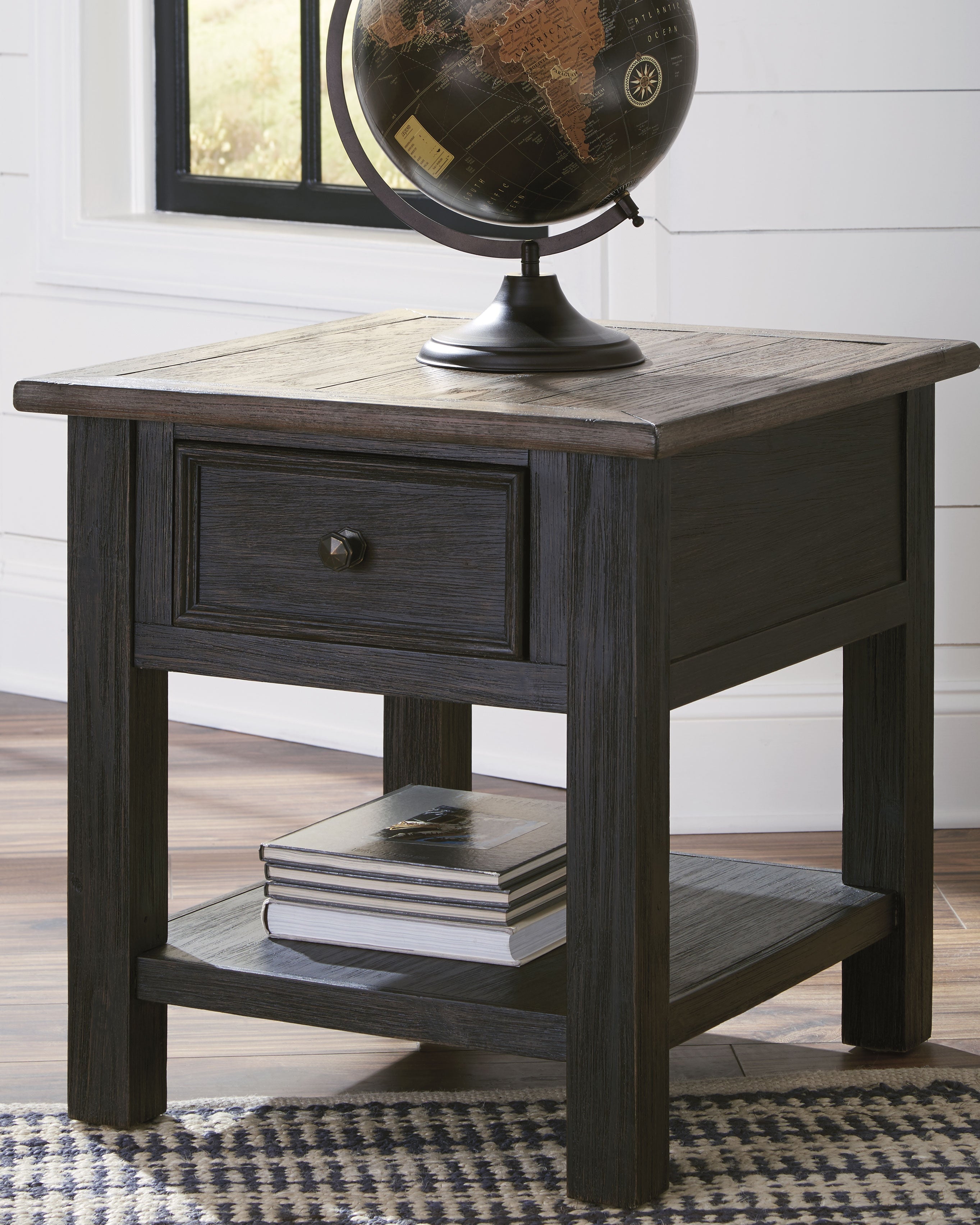 Diamond Furniture - Ashley Furniture - Tyler Creek End Table - Rectangular End Table - T736-3