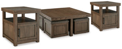 Diamond Furniture - Ashley Furniture - Boardernest Coffee Table and 2 End Tables - Coffee Table and 2 End Tables - T738T1