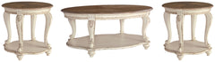 Diamond Furniture - Ashley Furniture - Realyn Coffee Table and 2 End Tables - Coffee Table and 2 End Tables - T743T1