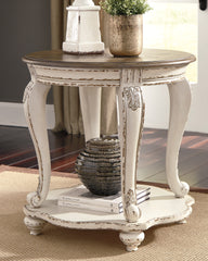 Diamond Furniture - Ashley Furniture - Realyn End Table - Round End Table - T743-6
