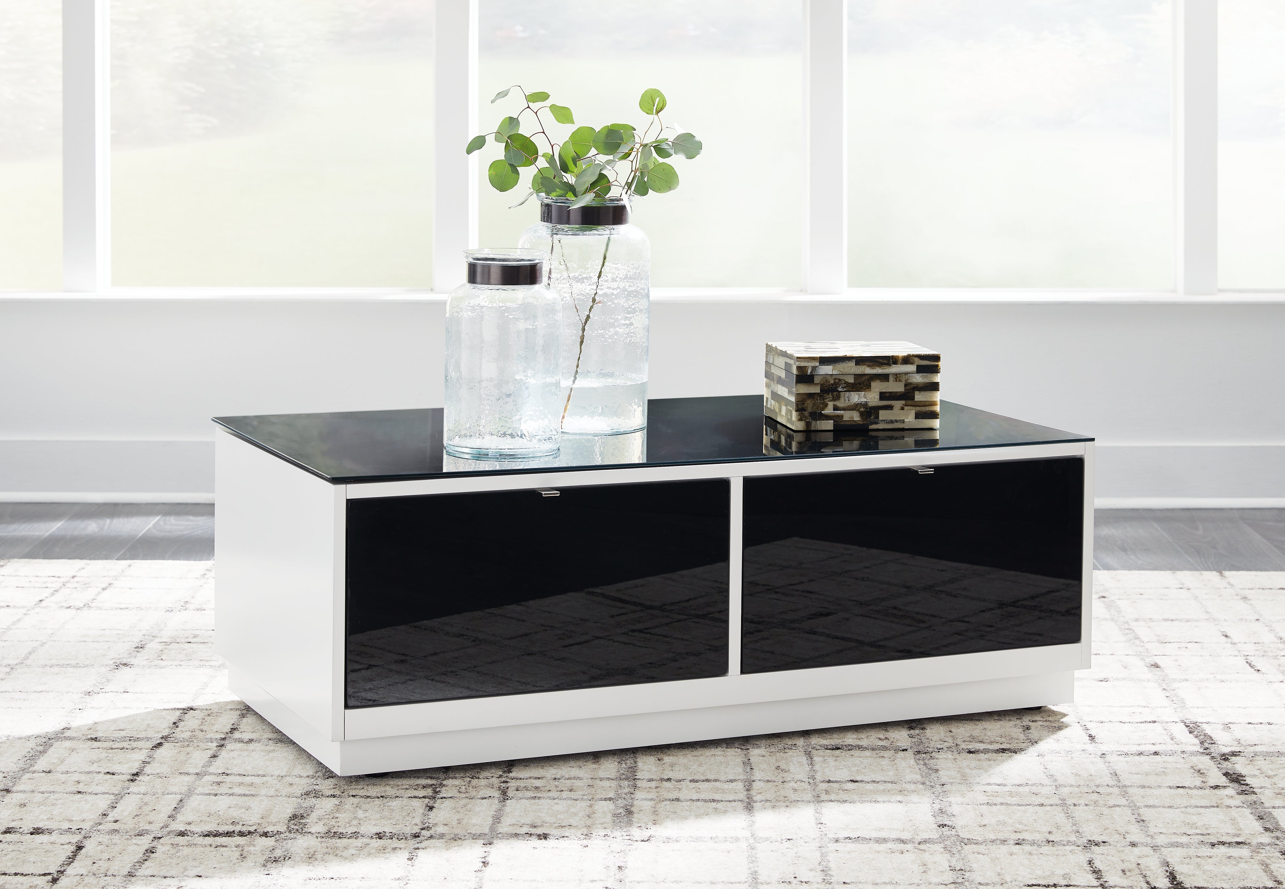 Diamond Furniture - Ashley Furniture - Gardoni Coffee Table - Rectangular Cocktail Table - T756-1