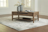 Diamond Furniture - Ashley Furniture - Roanhowe Coffee Table - Rectangular Cocktail Table - T769-1