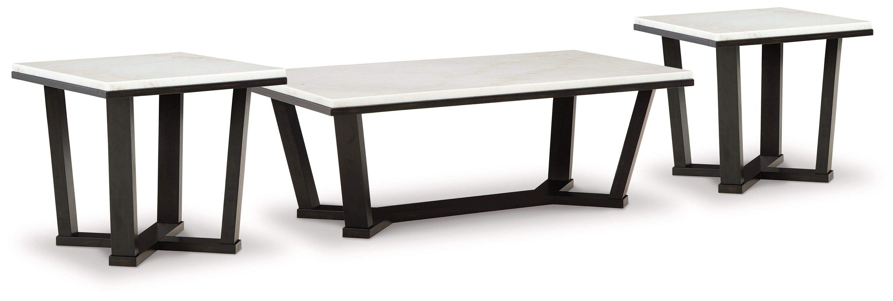 Diamond Furniture - Ashley Furniture - Fostead Coffee Table and 2 Ends - Coffee Table and 2 Ends - T770T1