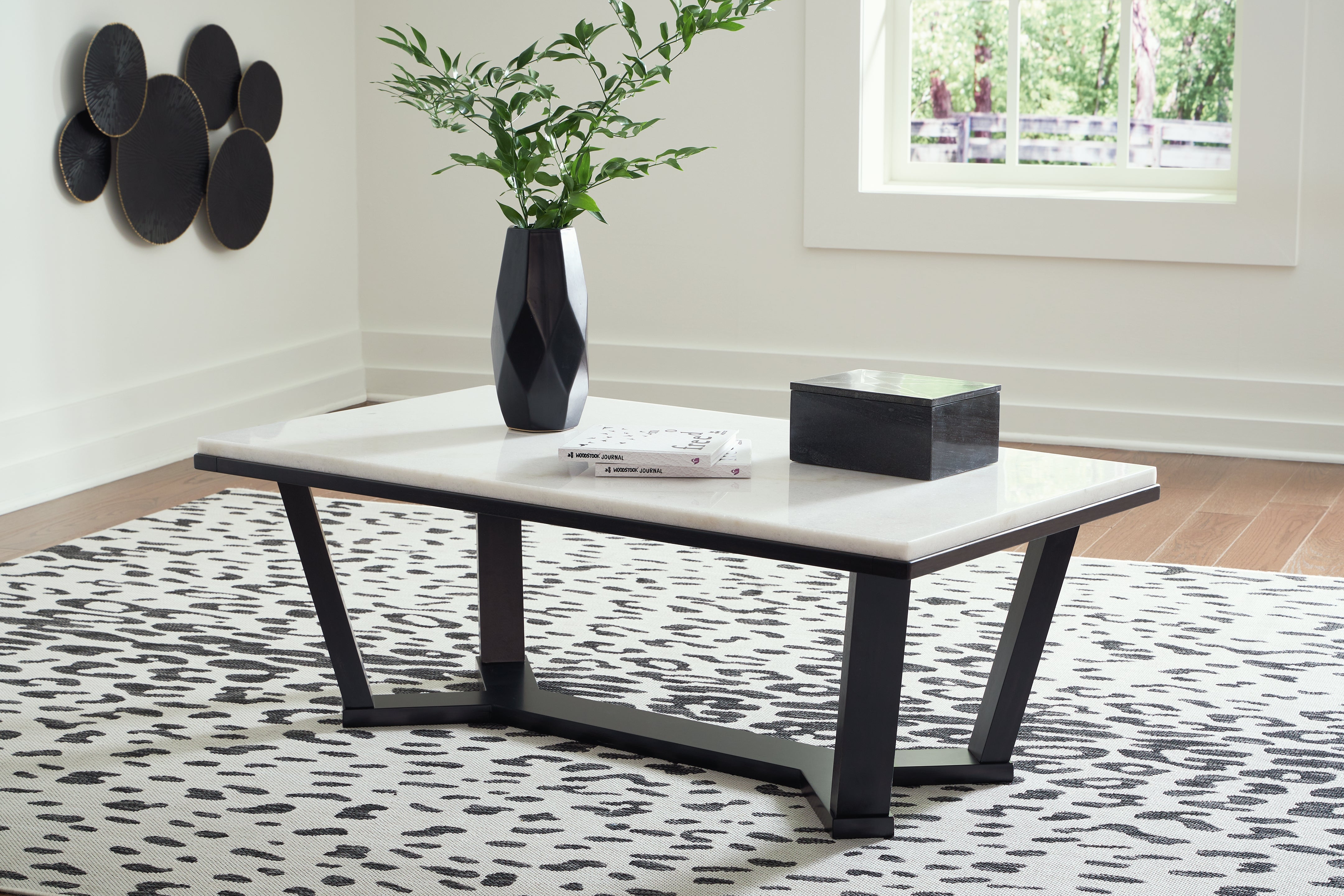 Diamond Furniture - Ashley Furniture - Fostead Coffee Table - Rectangular Cocktail Table - T770-1
