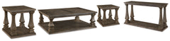Diamond Furniture - Ashley Furniture - Johnelle Coffee Table, 2 End Tables and Sofa Table - Coffee Table, 2 End Tables and Sofa Table - T776T2