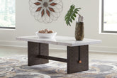 Diamond Furniture - Ashley Furniture - Burkhaus Coffee Table - Rectangular Cocktail Table - T779-1