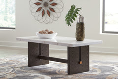 Diamond Furniture - Ashley Furniture - Burkhaus Coffee Table - Rectangular Cocktail Table - T779-1