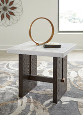 Diamond Furniture - Ashley Furniture - Burkhaus End Table - Rectangular End Table - T779-3