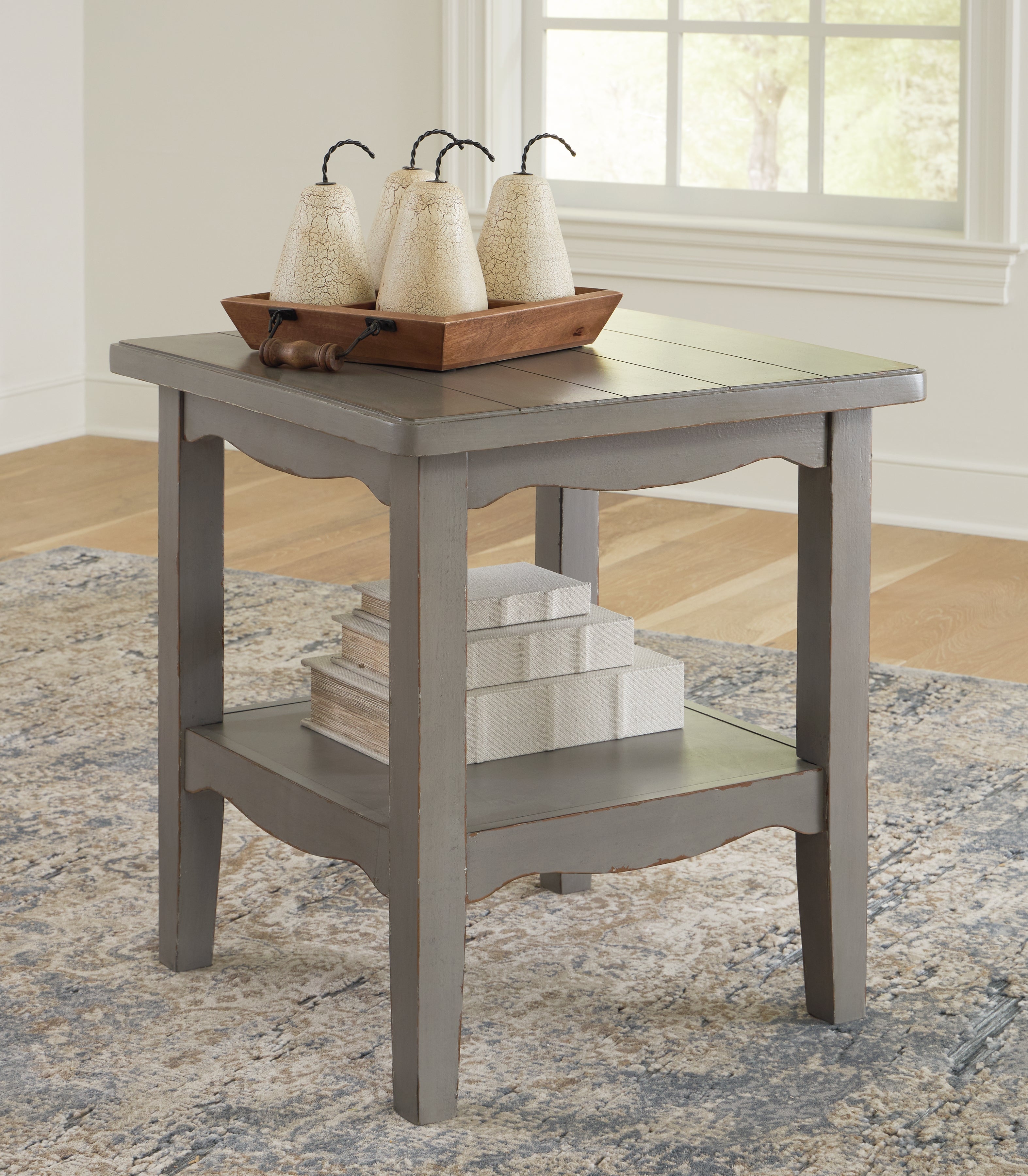 Diamond Furniture - Ashley Furniture - Charina End Table - Square End Table - T784-2