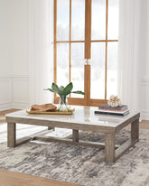 Diamond Furniture - Ashley Furniture - Loyaska Coffee Table - Rectangular Cocktail Table - T789-1