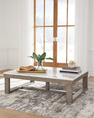 Diamond Furniture - Ashley Furniture - Loyaska Coffee Table - Rectangular Cocktail Table - T789-1