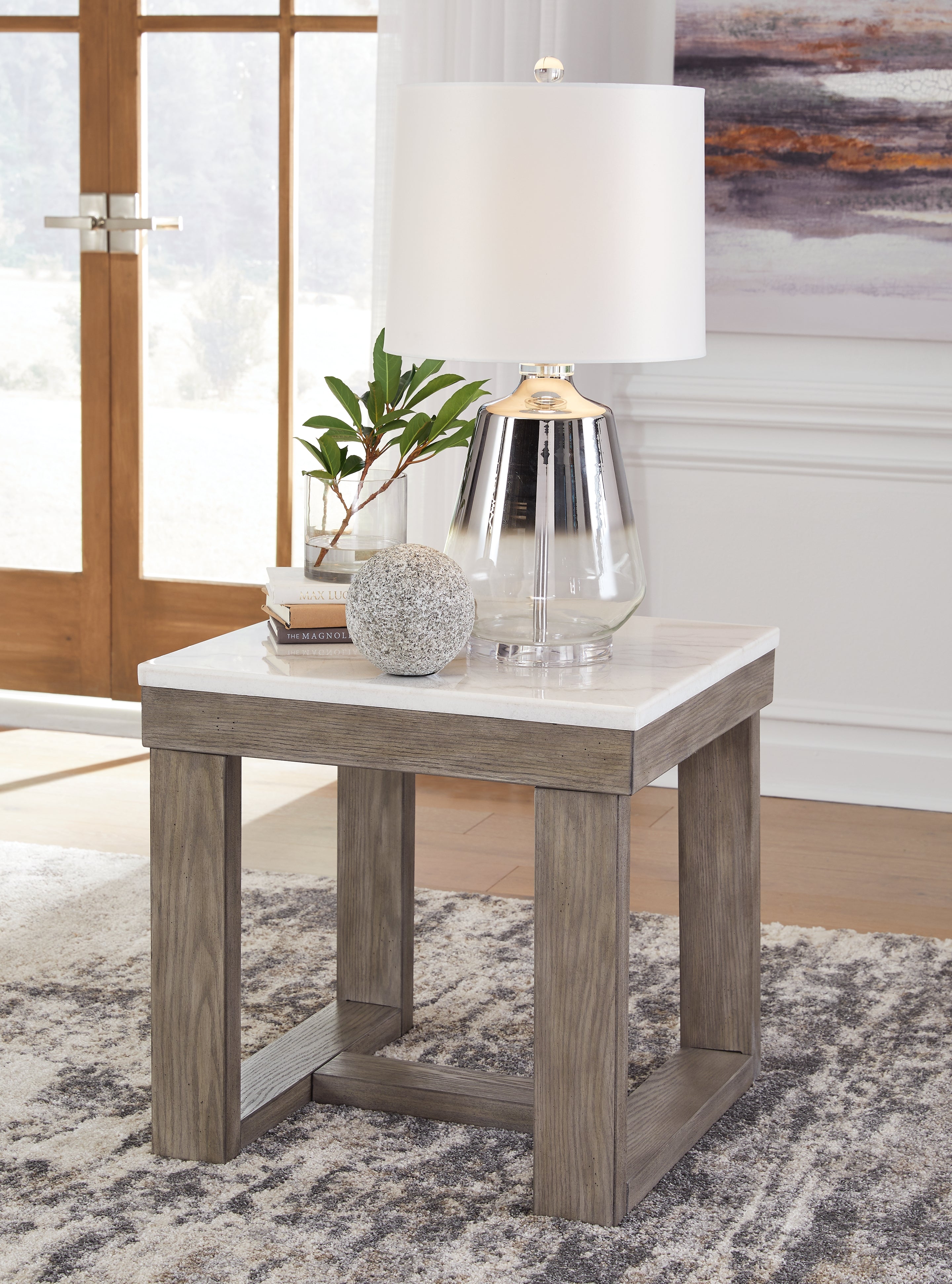 Diamond Furniture - Ashley Furniture - Loyaska End Table - Square End Table - T789-2