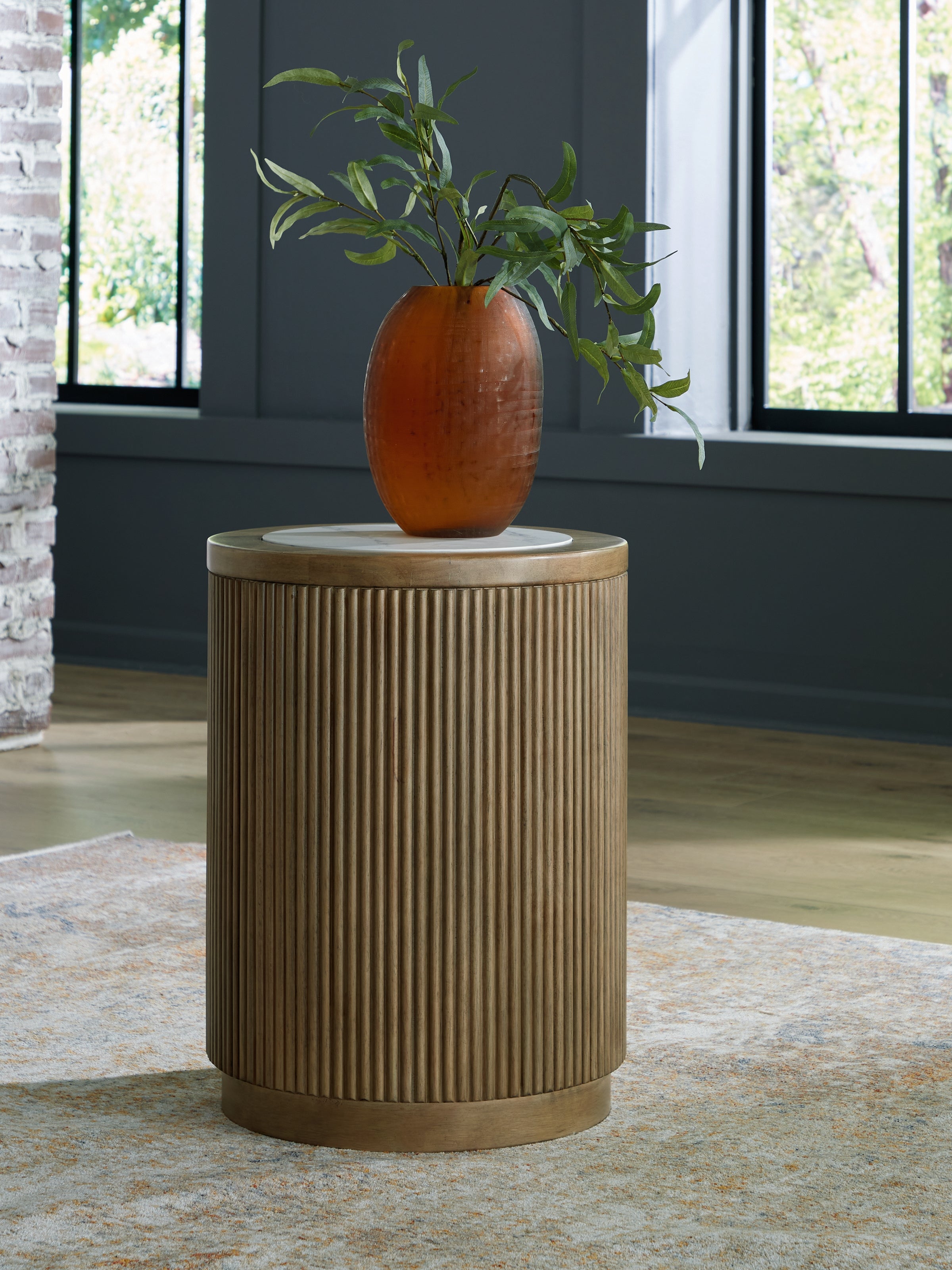 Diamond Furniture - Ashley Furniture - Camdill End Table - Round End Table - T808-6