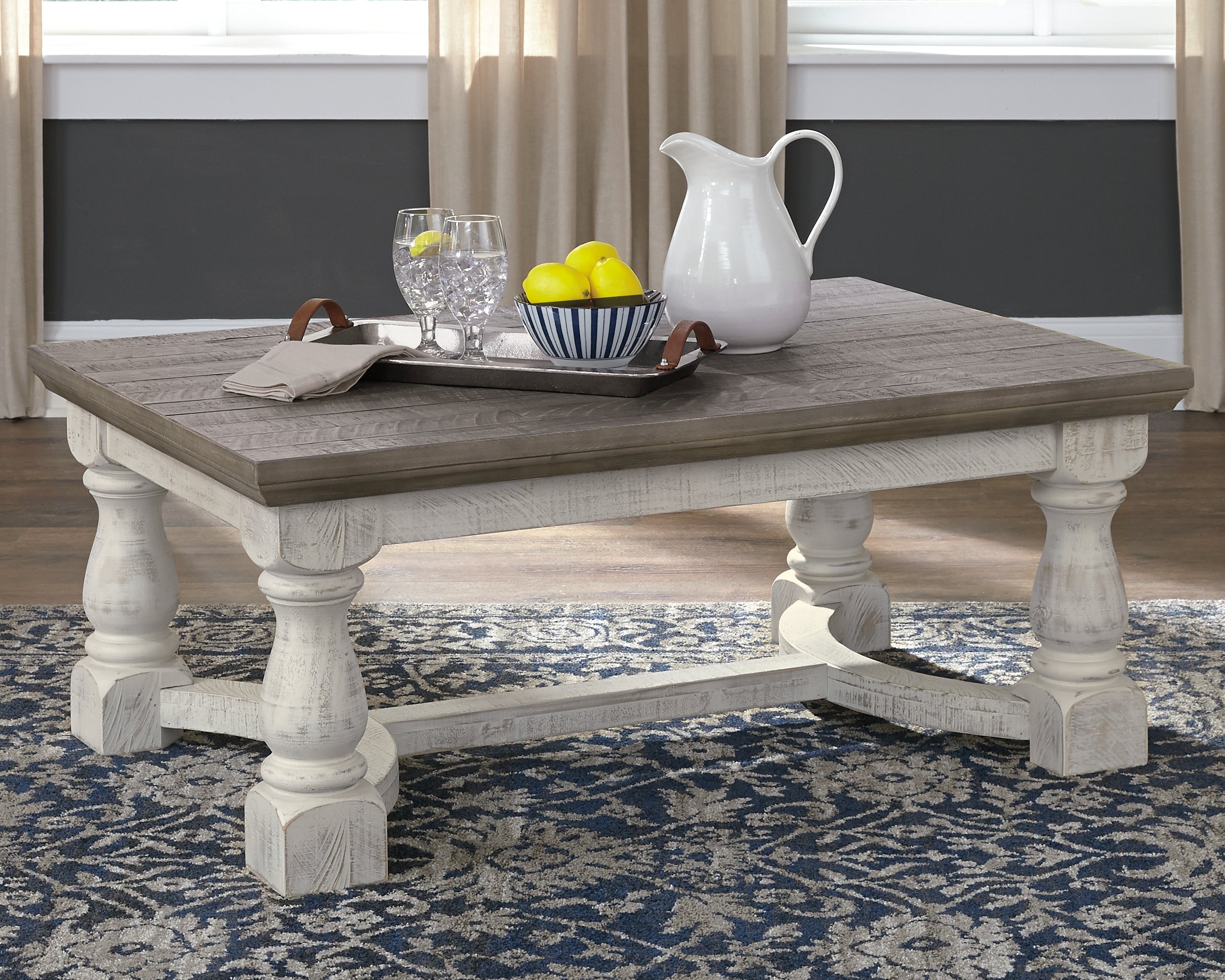 Diamond Furniture - Ashley Furniture - Havalance Coffee Table - Rectangular Cocktail Table - T814-1