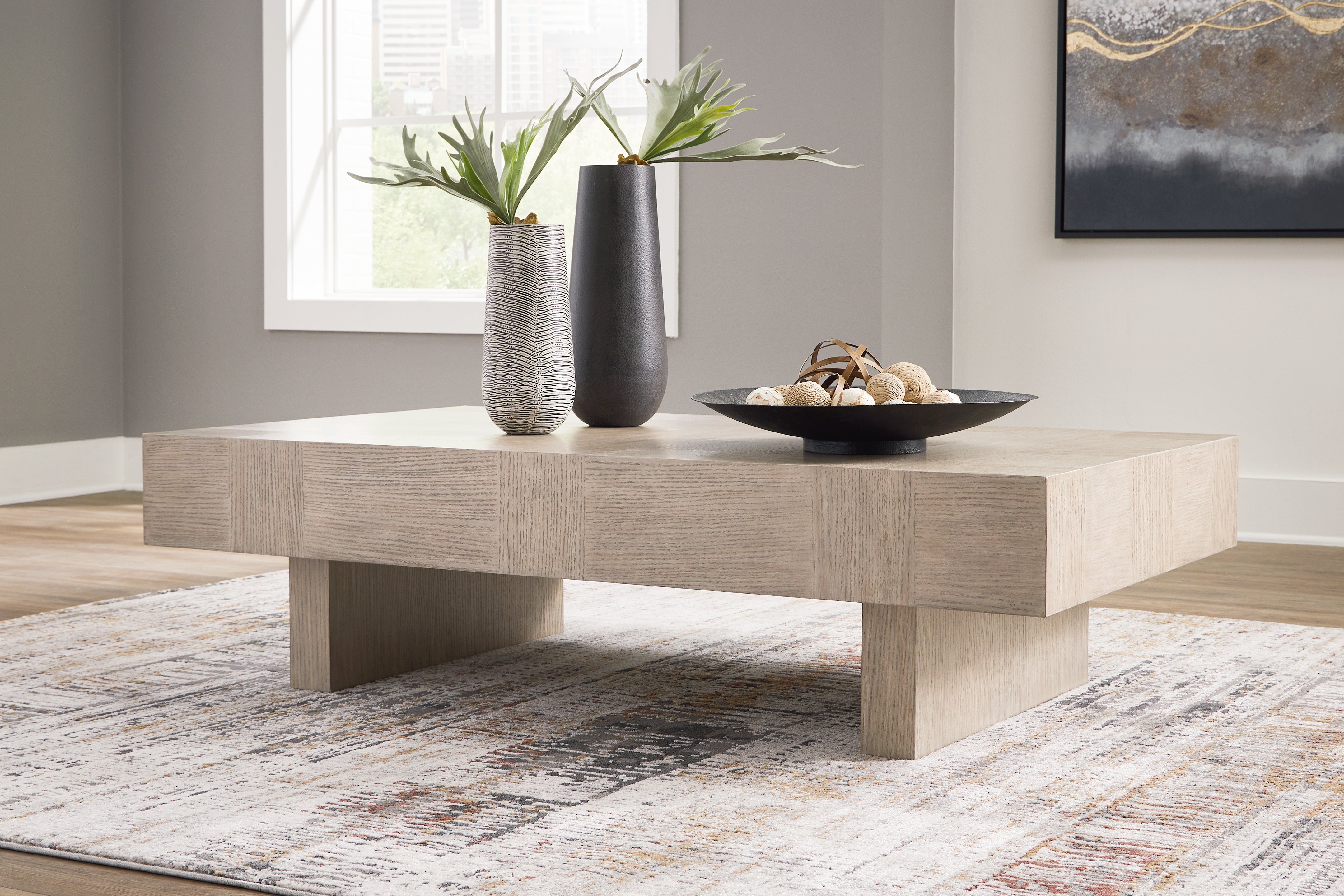 Diamond Furniture - Ashley Furniture - Jorlaina Coffee Table - Rectangular Cocktail Table - T922-1