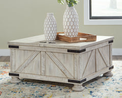 Diamond Furniture - Ashley Furniture - Carynhurst Coffee Table - Cocktail Table with Storage - T929-20