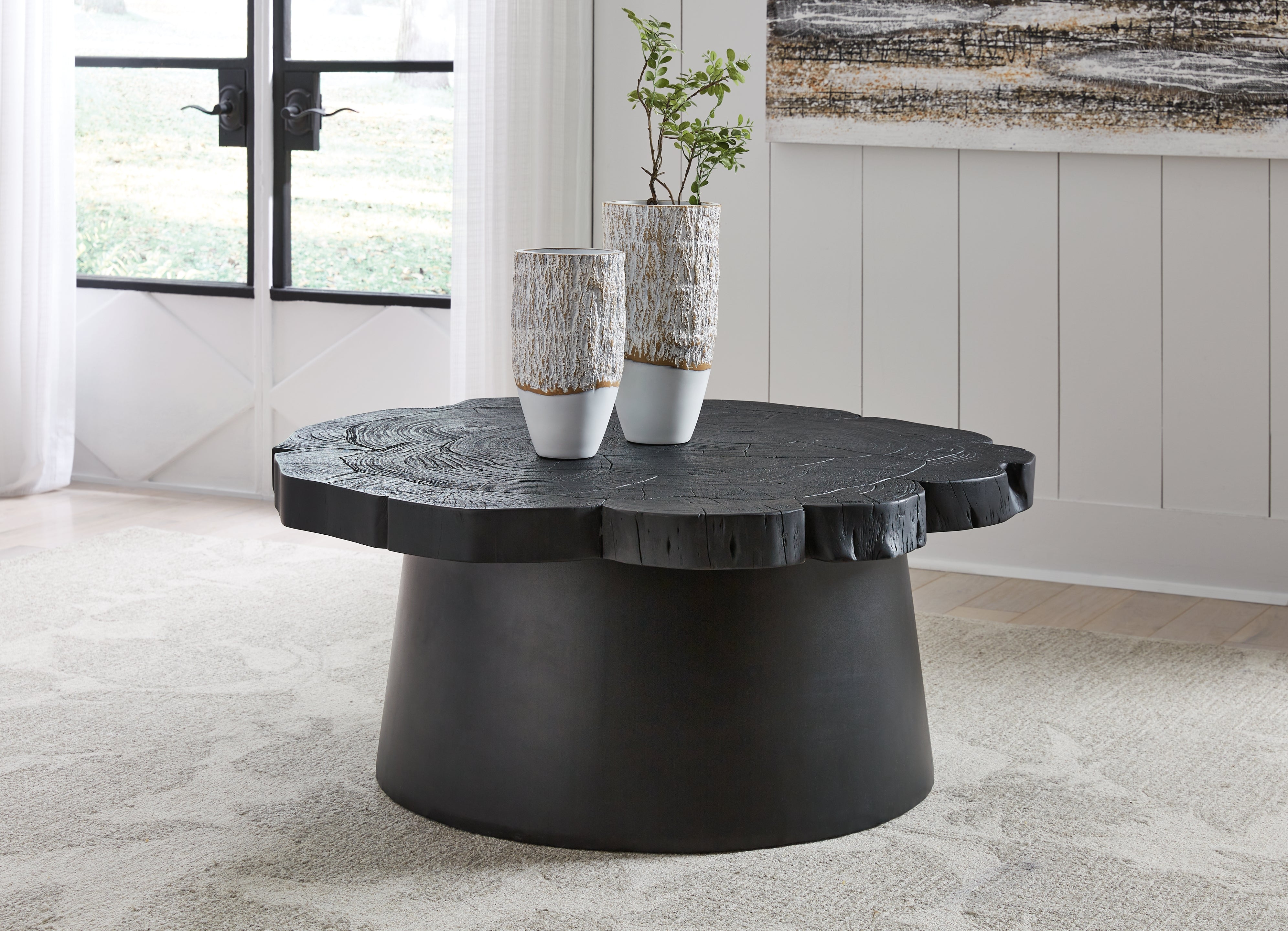 Diamond Furniture - Ashley Furniture - Wimbell Coffee Table - Round Cocktail Table - T970-8