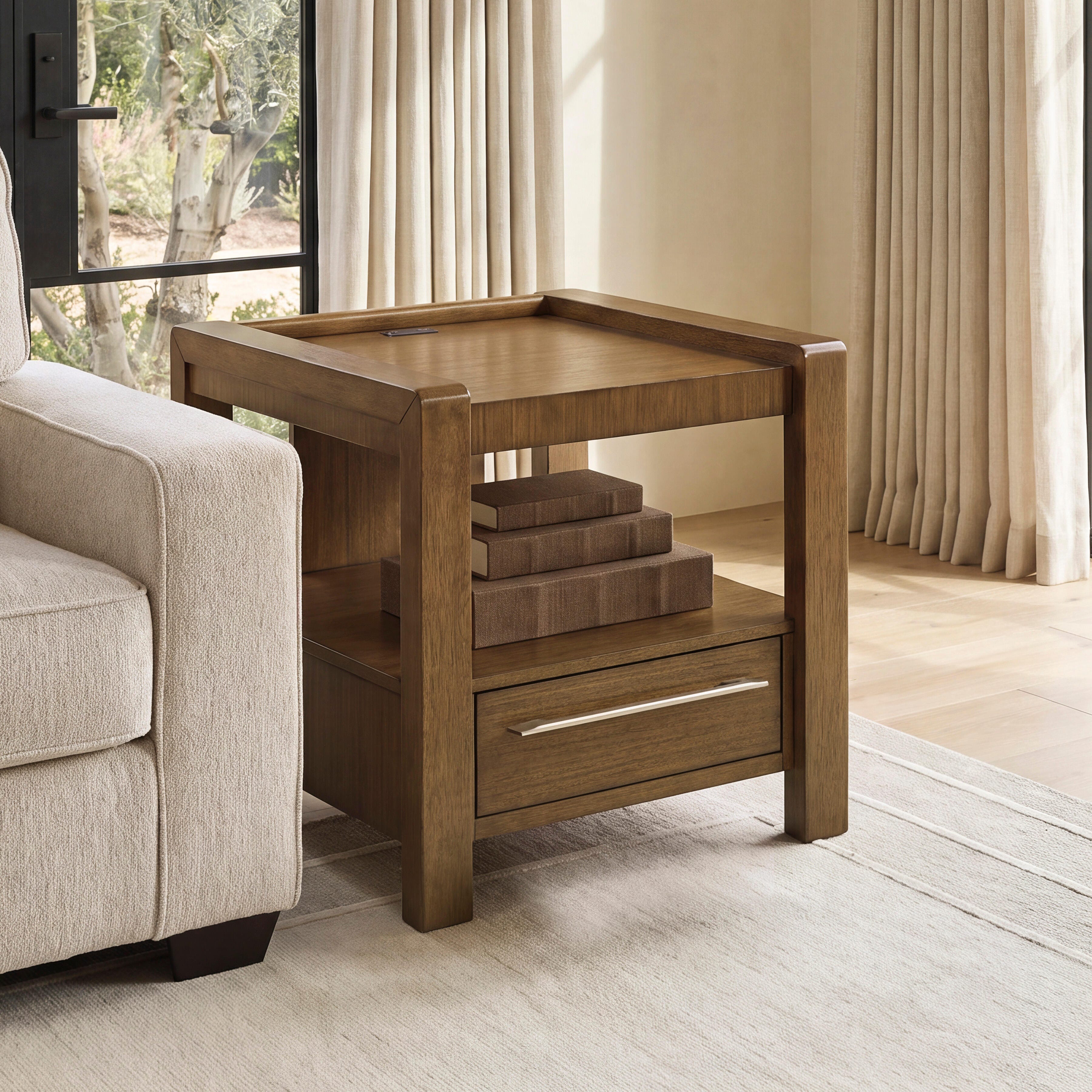 Diamond Furniture - Ashley Furniture - Marxmore End Table - Square End Table - T983-2